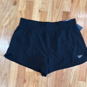 NWT Reebok running shorts with knit brief and elastic waistband